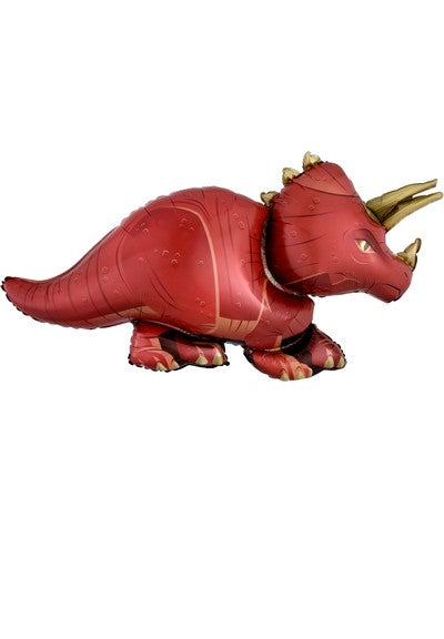 Folienballon "Triceratops" rot (1 Stk.)