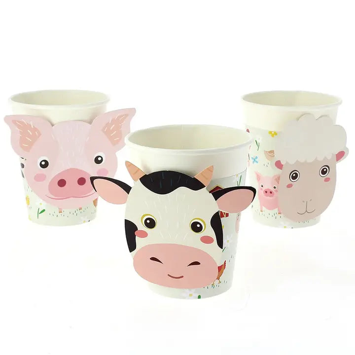 Becher "Bauernhof" (6 Stk.)