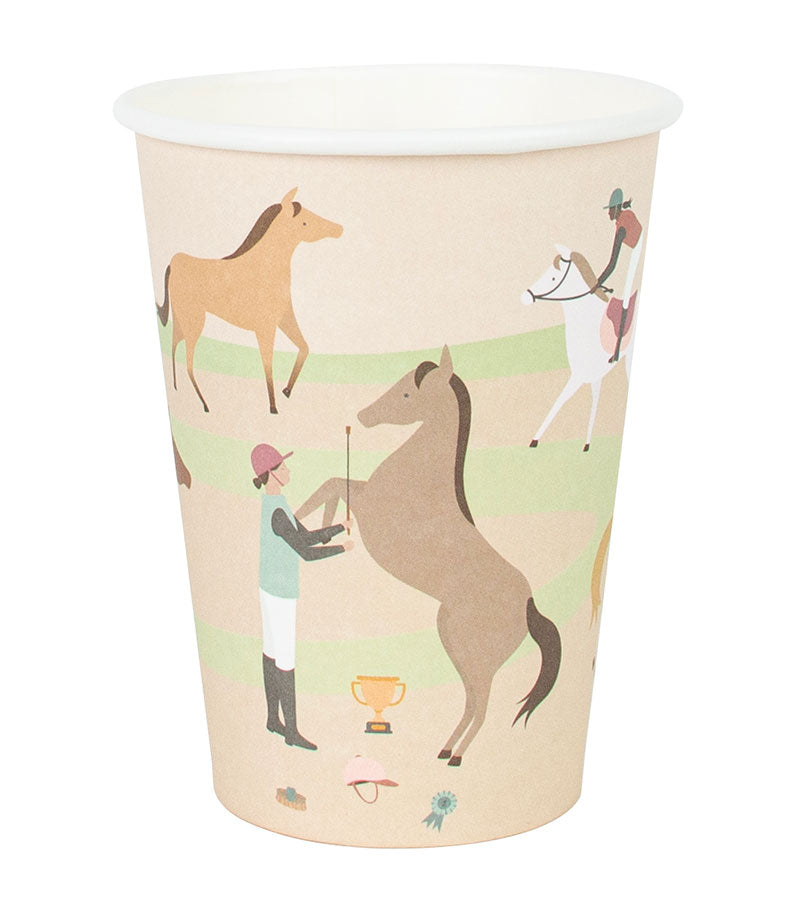 Becher "Pferde" (8 Stk.)