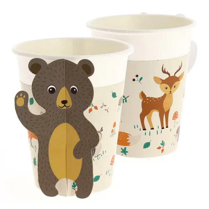 Becher "Waldtiere" (6 Stk.)