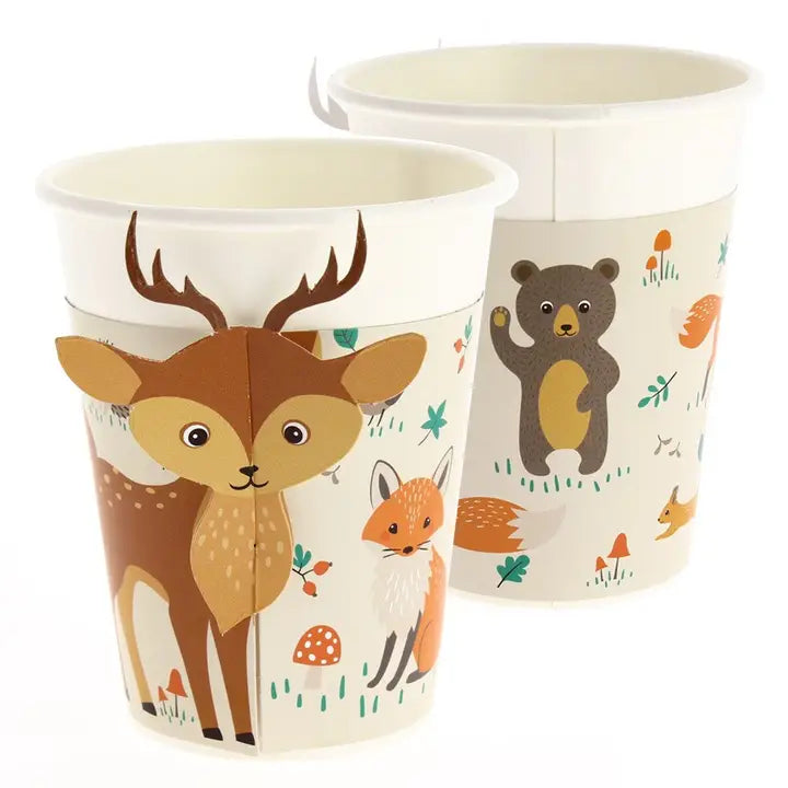 Becher "Waldtiere" (6 Stk.)