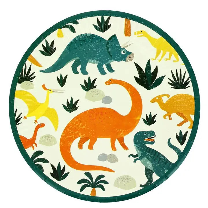 Teller "Dinosaurier" (6 Stk.)