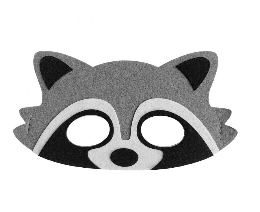 Filzmaske "Waschbär" (1 Stk.)