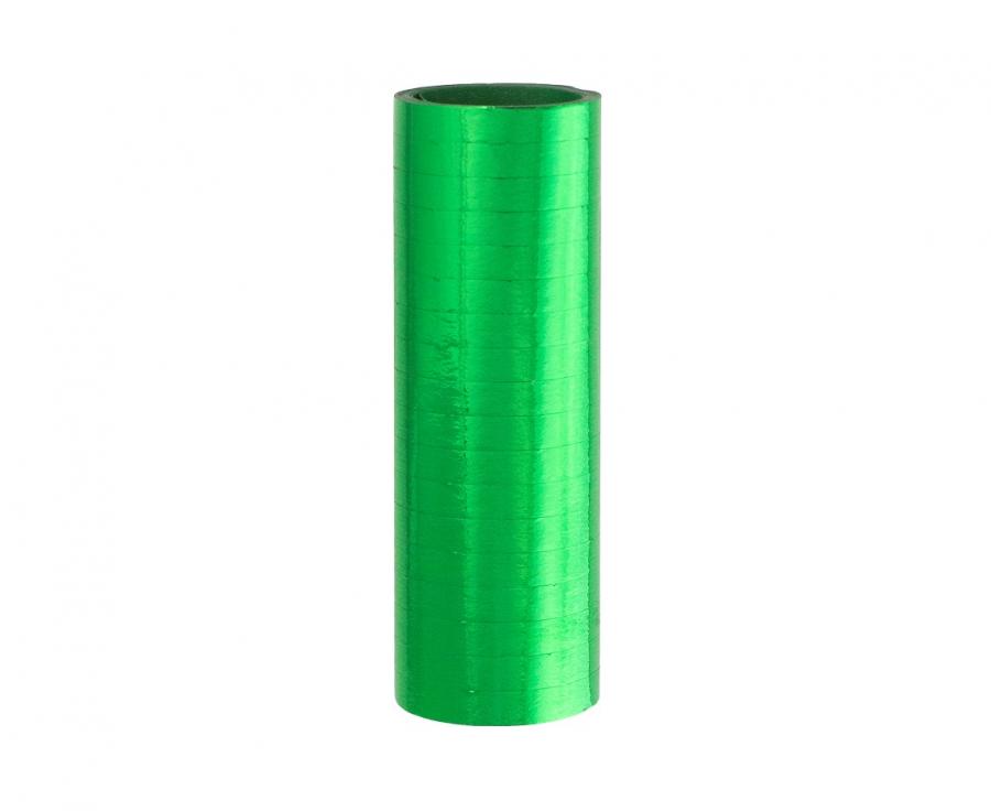 Luftschlangen glänzend grün (1 Rolle)