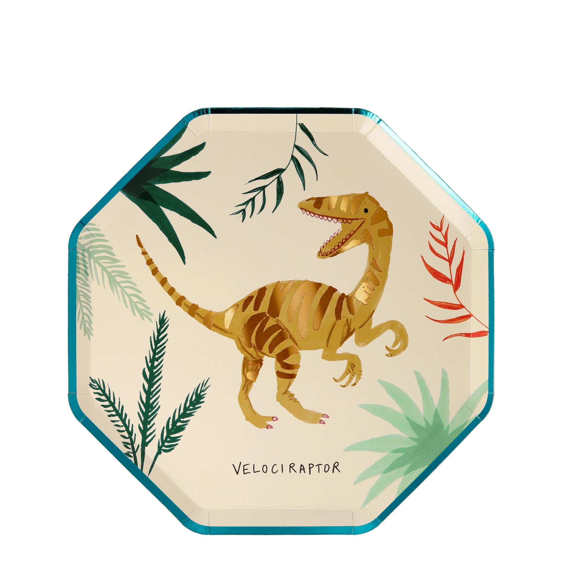 Teller "Dinosaurierarten" (8 Stk.)