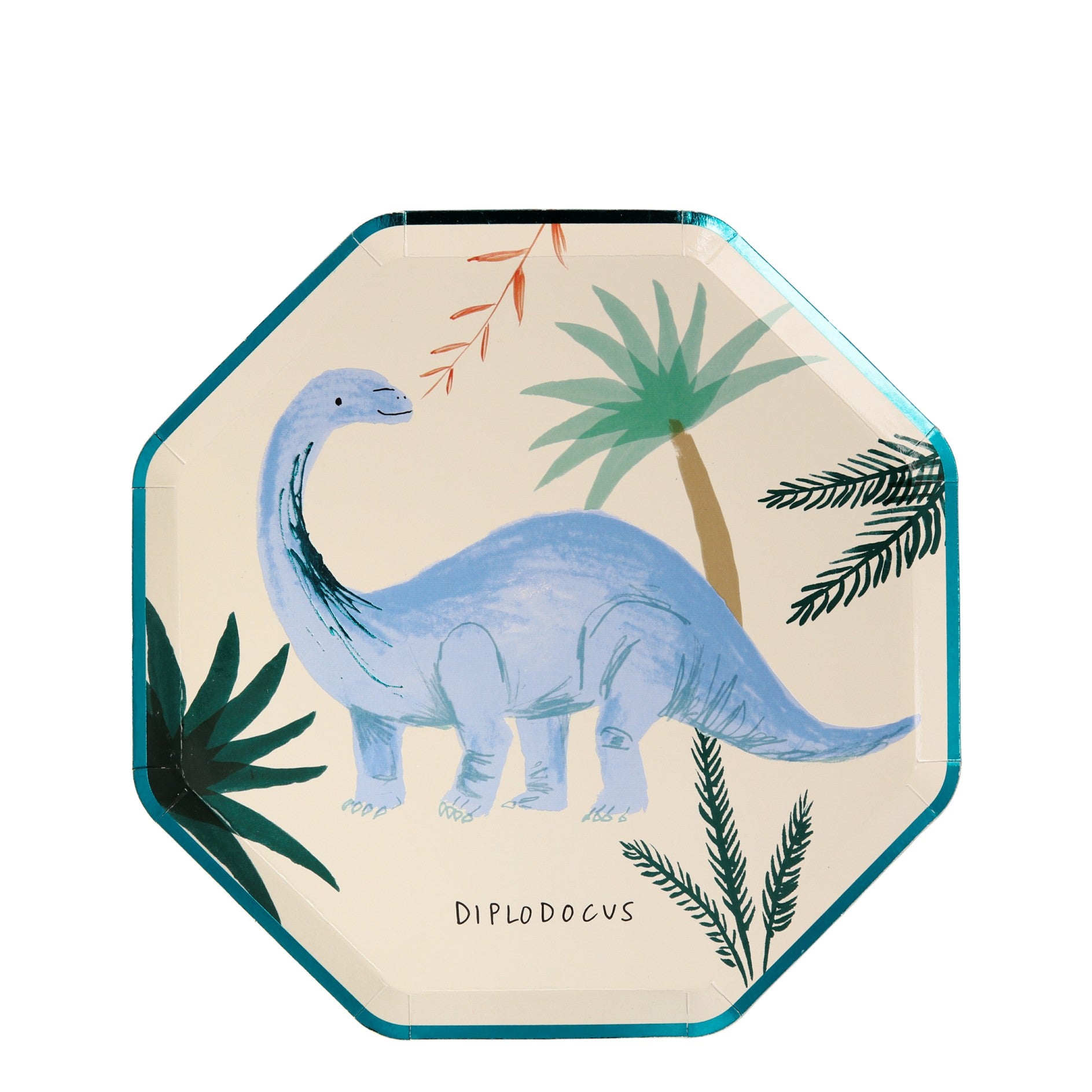 Teller "Dinosaurierarten" (8 Stk.)