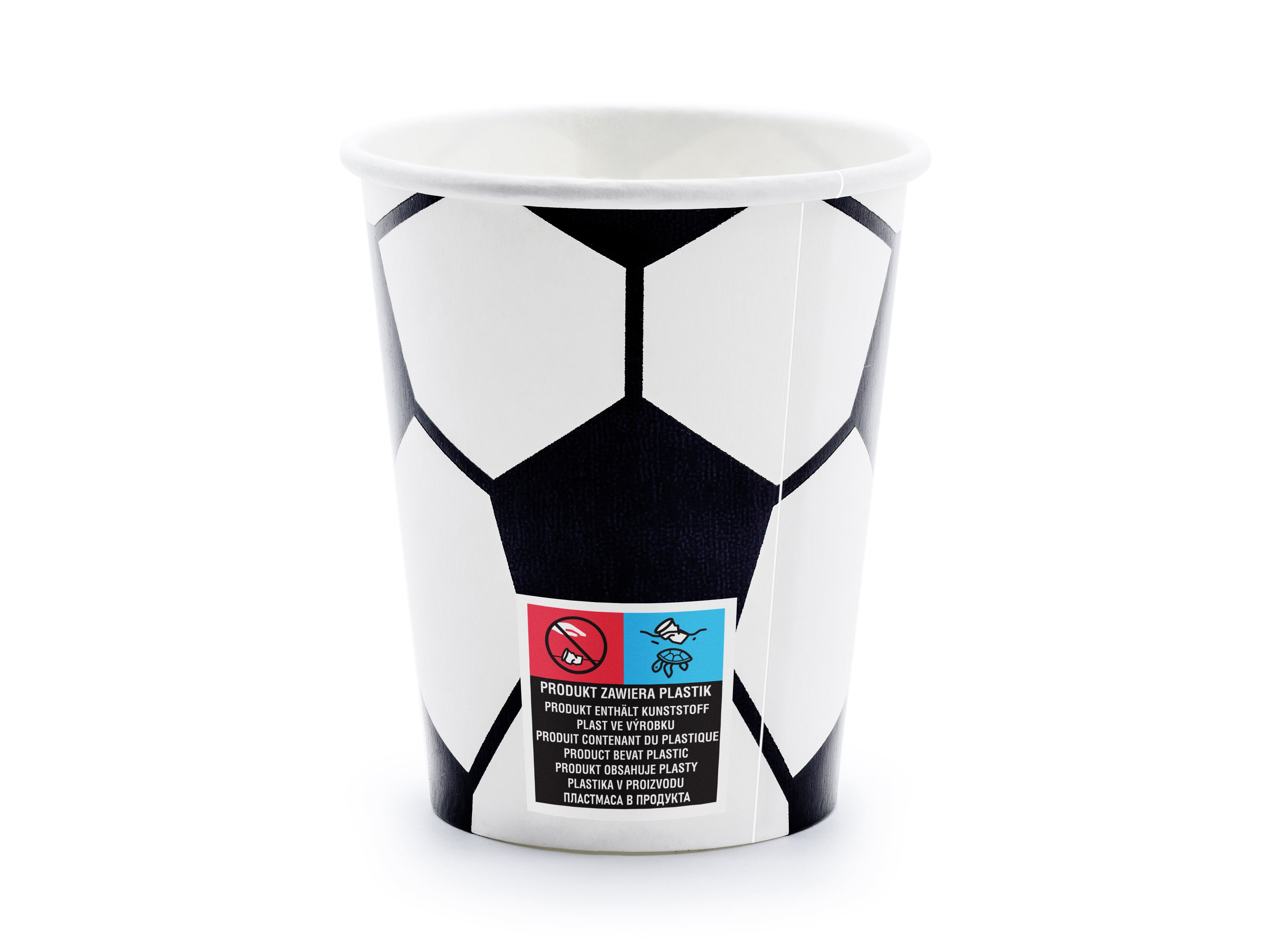 Becher "Fußball" (6 Stk.)