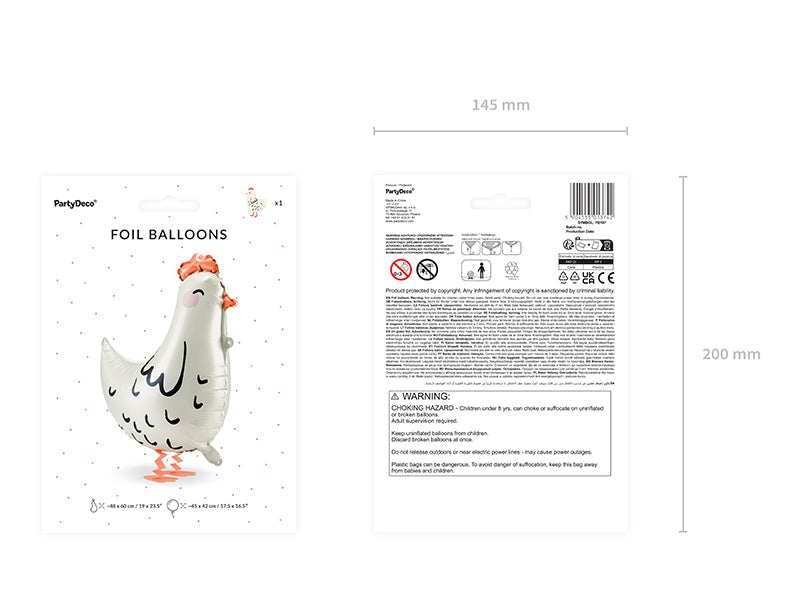 Folienballon "Henne" (1 Stk.)