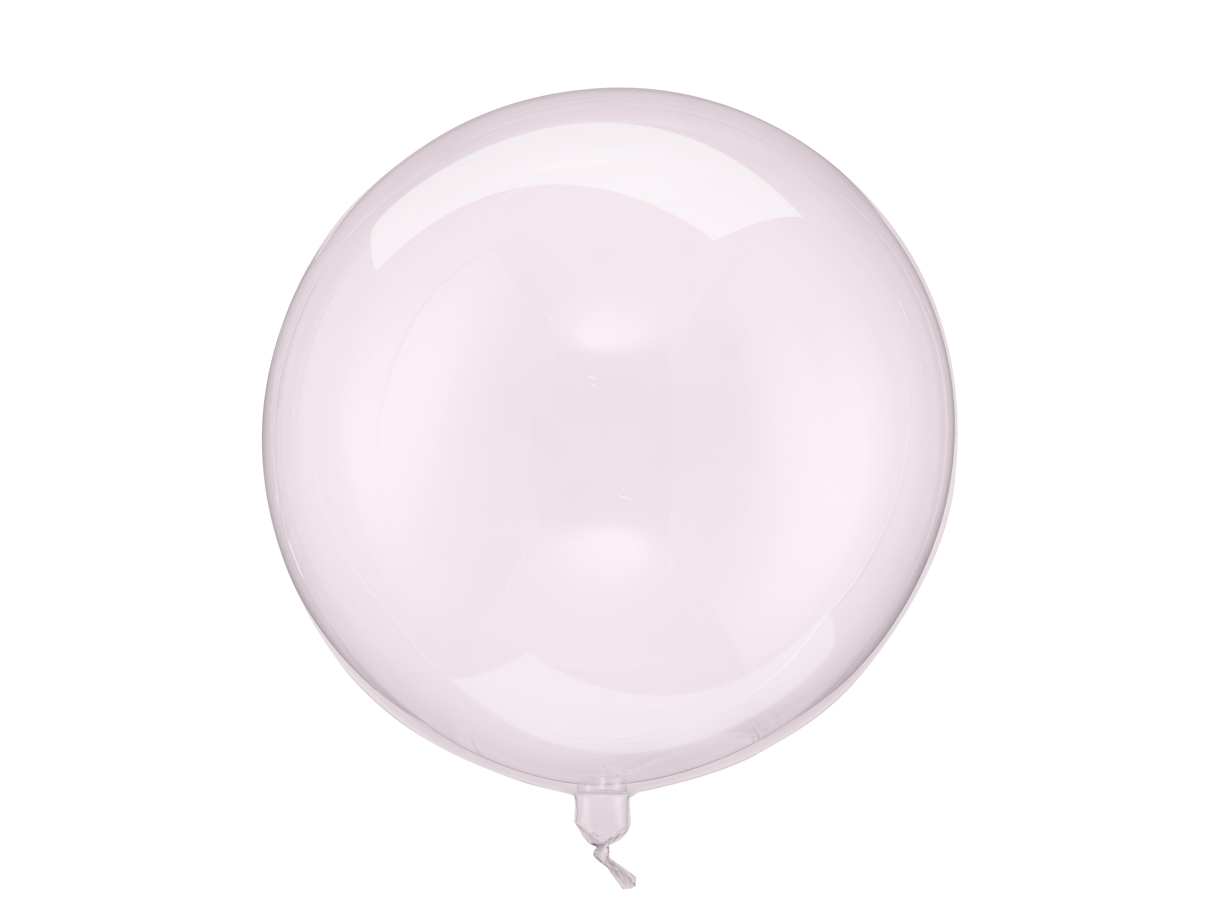 Ballonkugel "transparent" rosa (1 Stk.)
