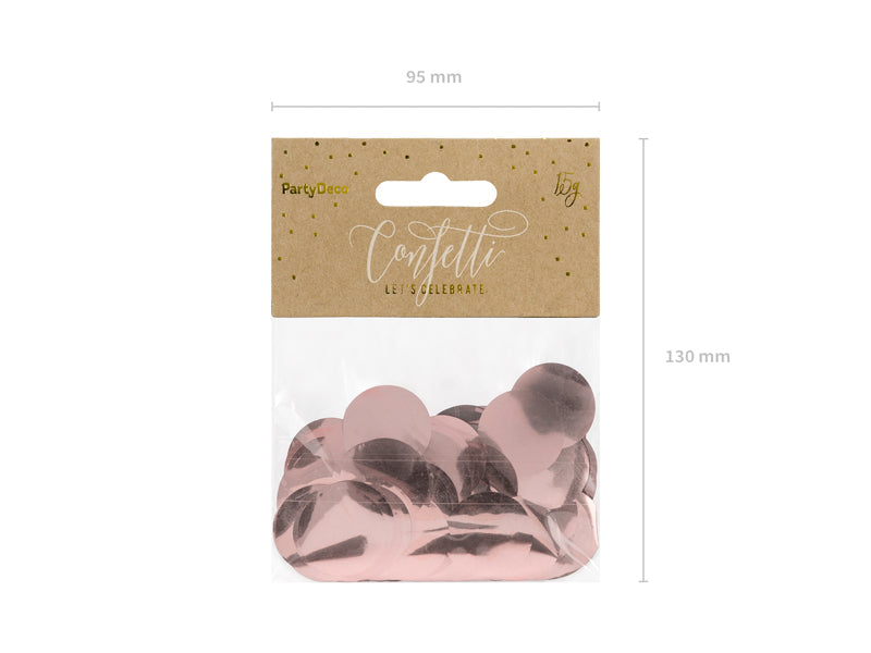 Konfetti "Kreise" roségold (1 Pck.)