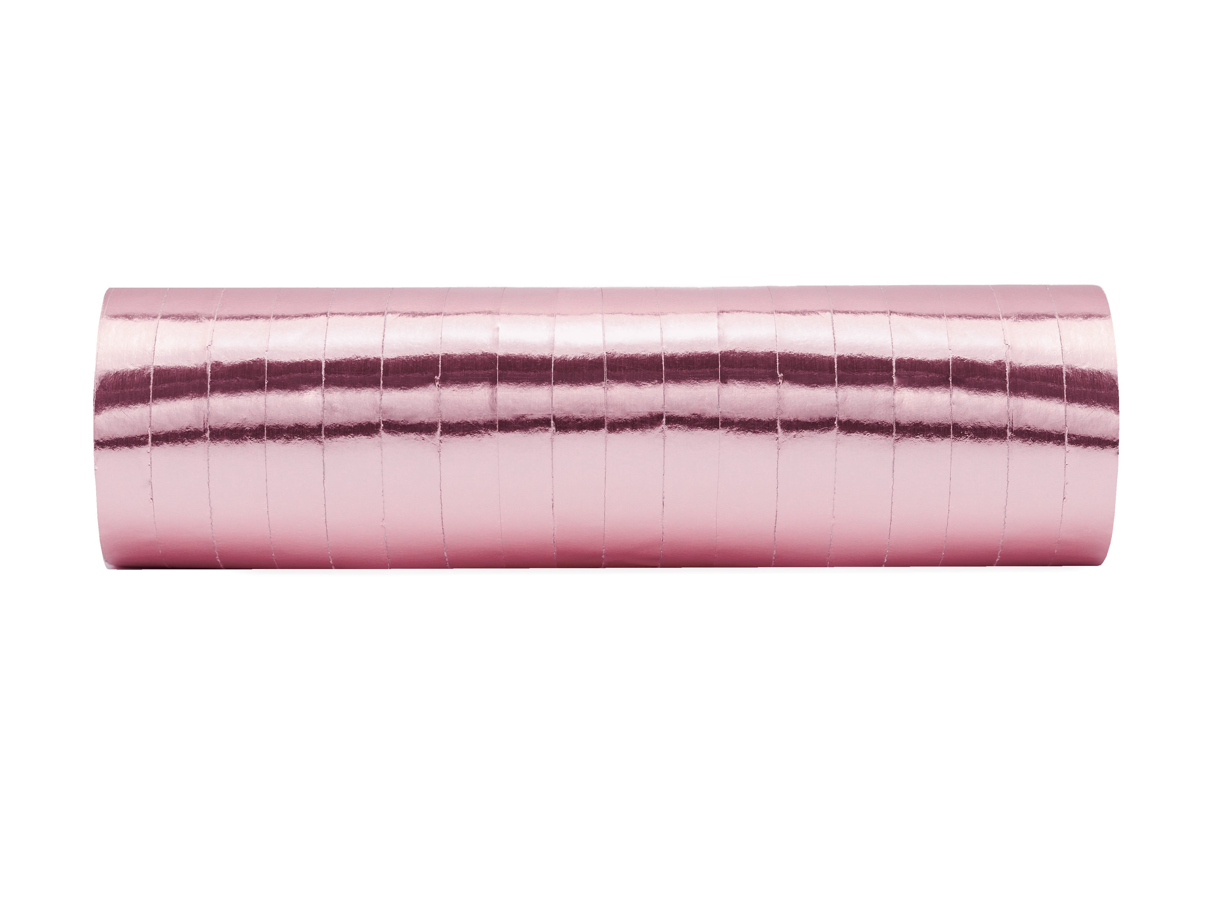 Luftschlangen glänzend roségold (1 Rolle)