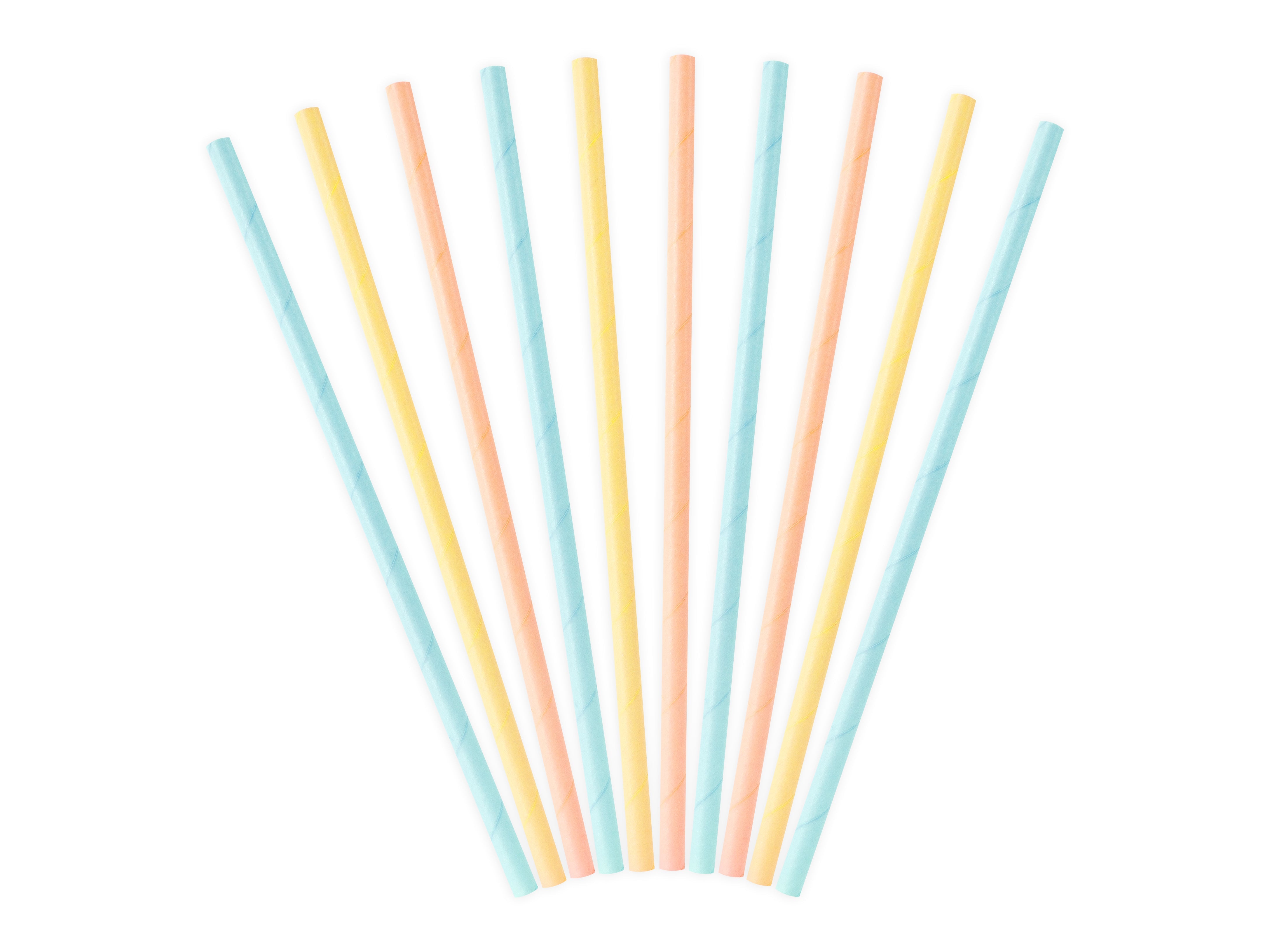 Trinkhalme " pastell" (10 Stk.)