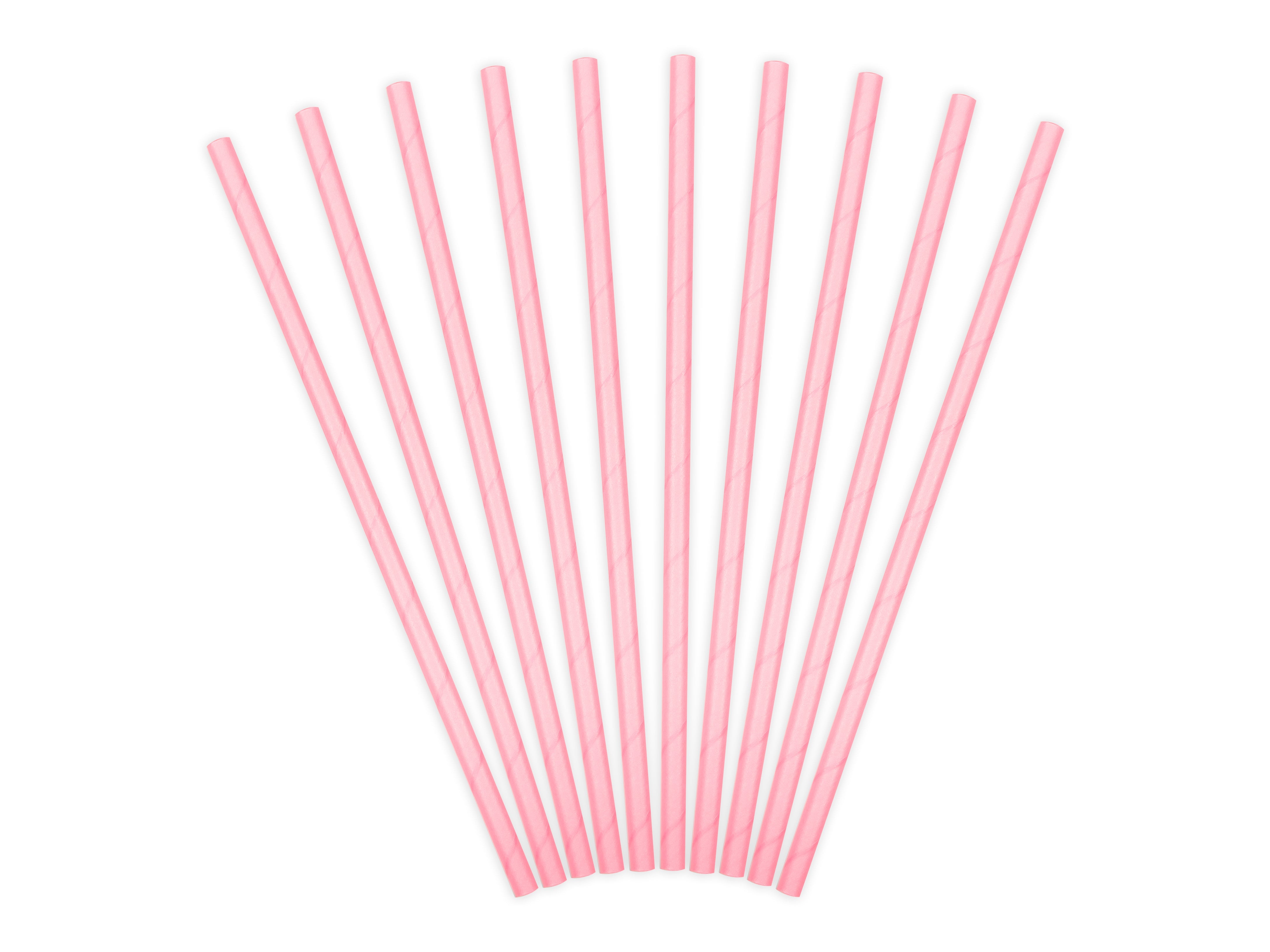 Trinkhalme rosa (10 Stk.)