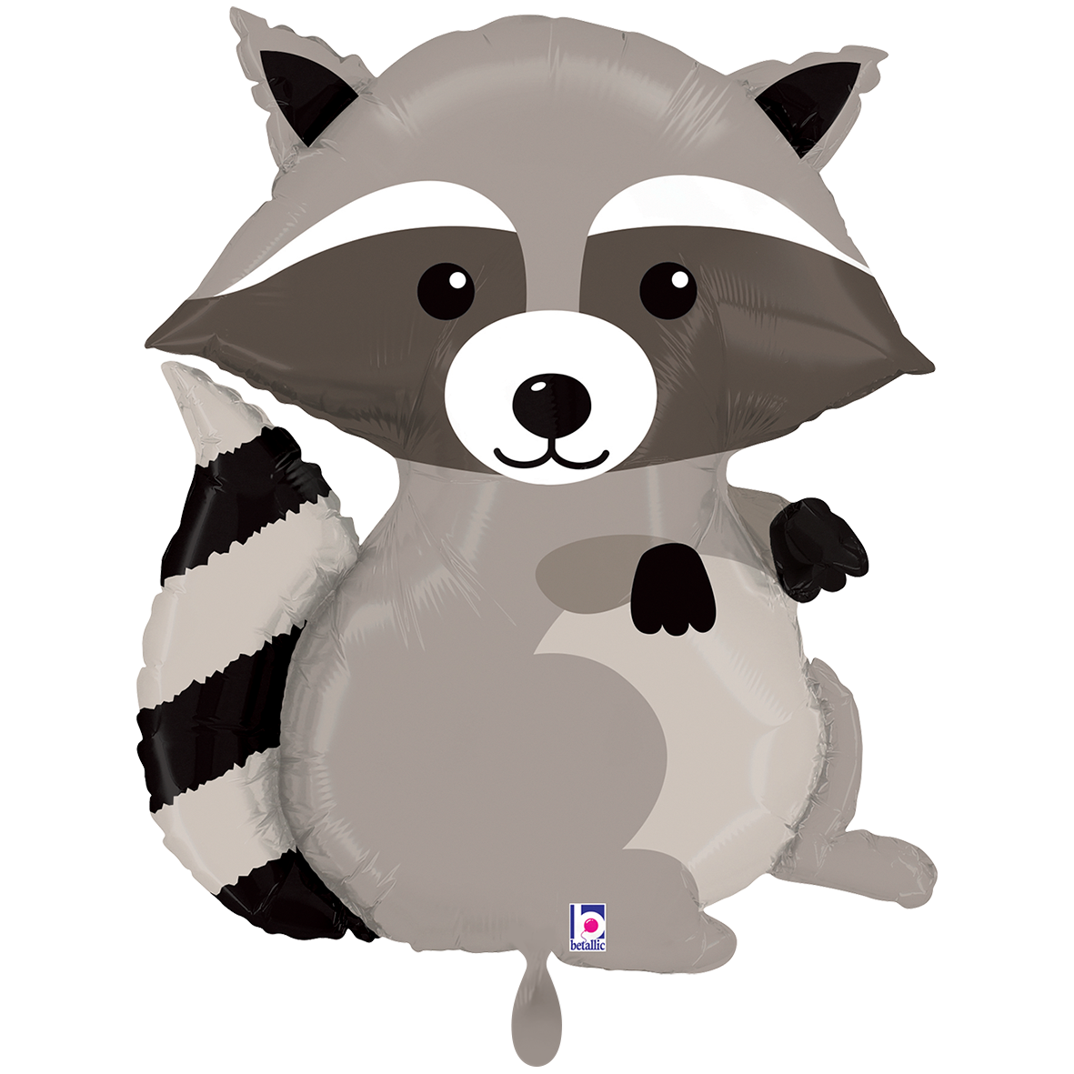 Folienballon "Waschbär" (1 Stk.)