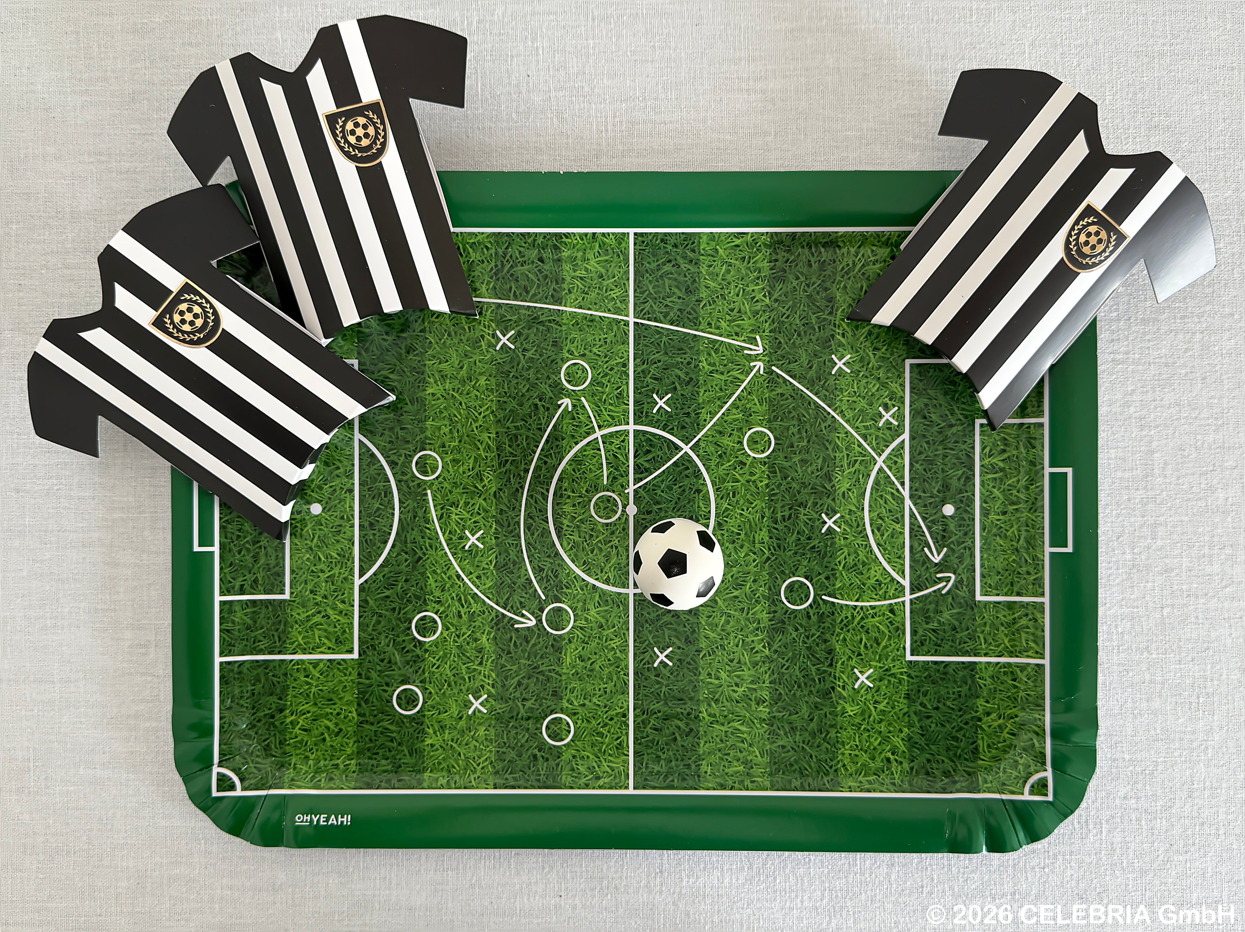 Mitgebseltüten "Fußballtrikot" (6 Stk.)