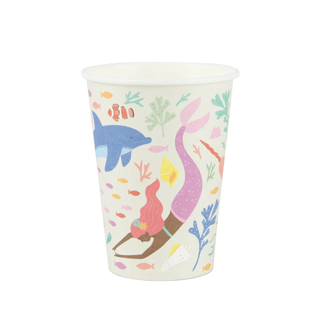 Becher "Meerjungfrau" (8 Stk.)