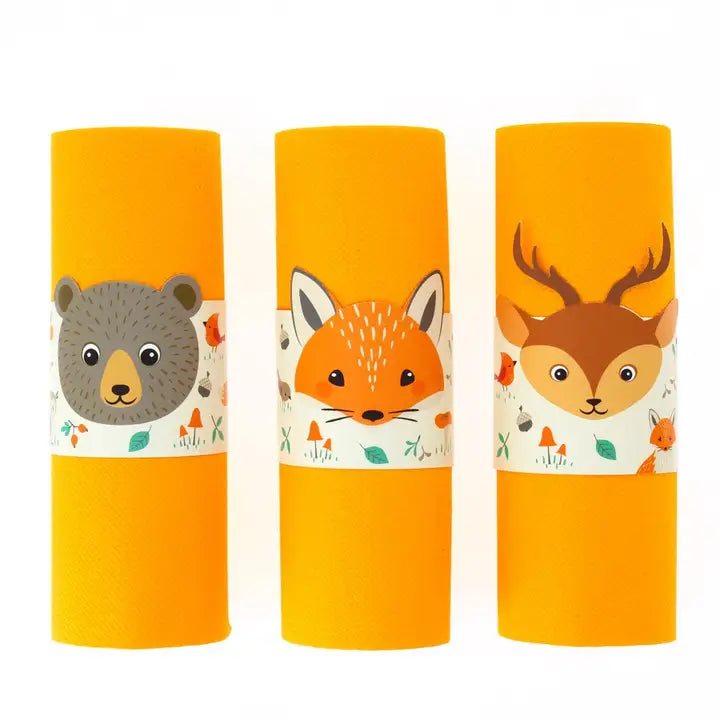 Servietten Banderole "Waldtiere" (6 Stk.)