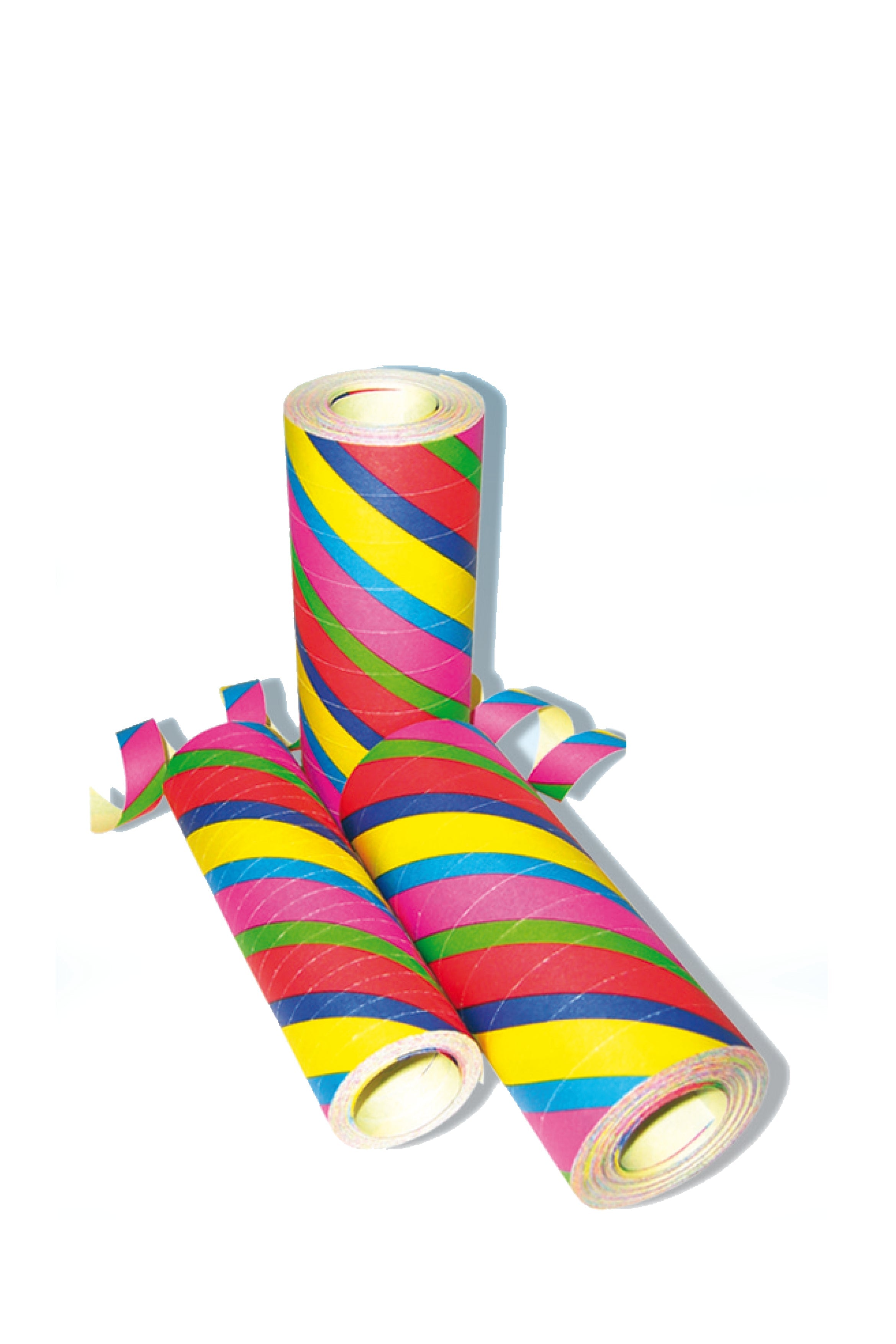 Luftschlangen bunt gestreift (1 Rolle)