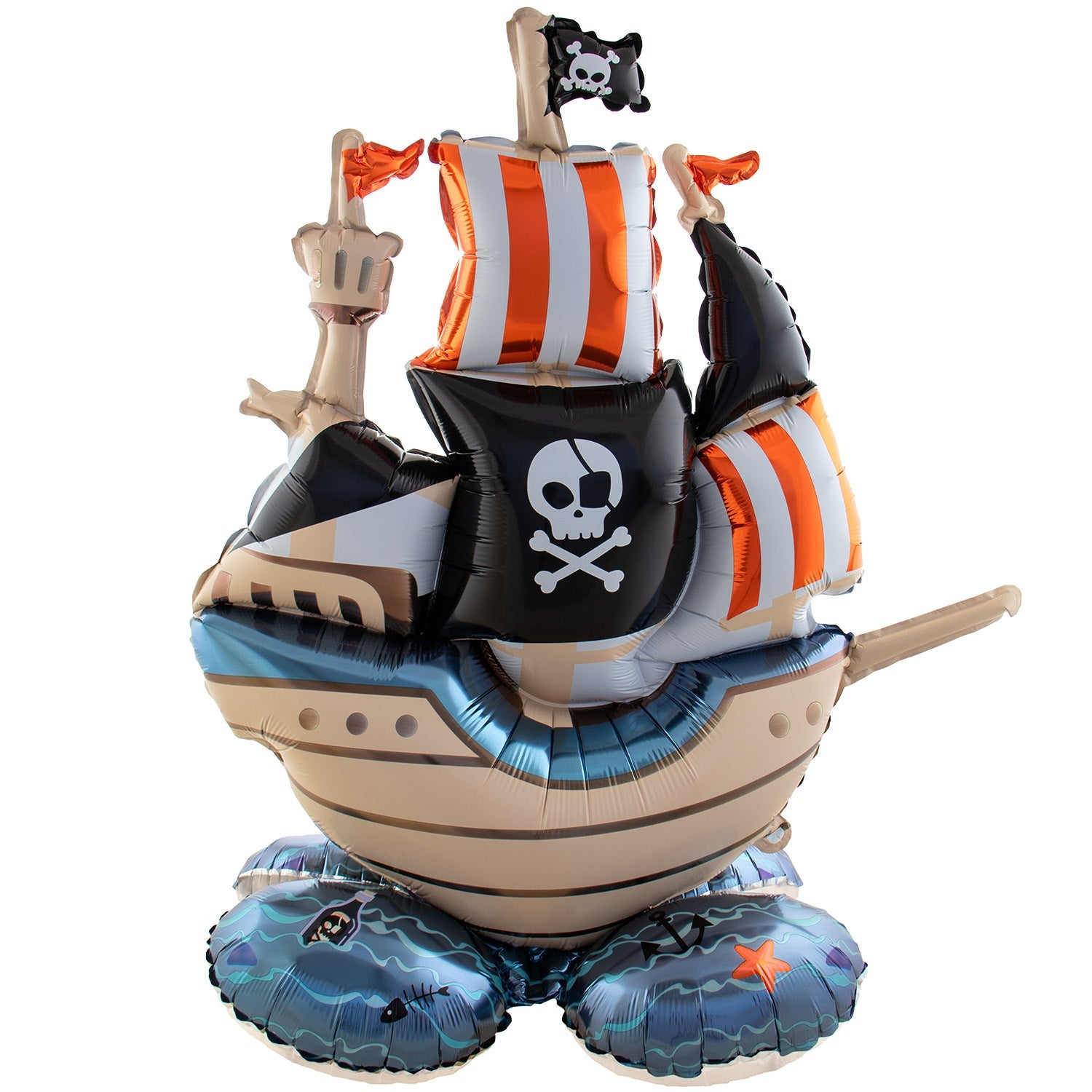Folienballon "Piratenschiff" stehend (1 Stk.)