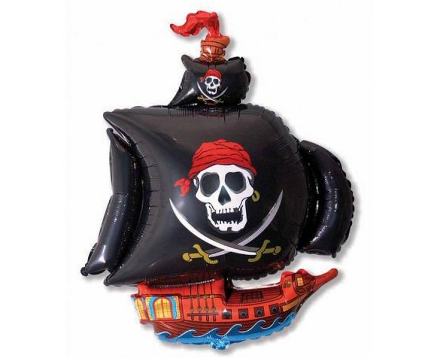 Folienballon "Piratenschiff" (1 Stk.)