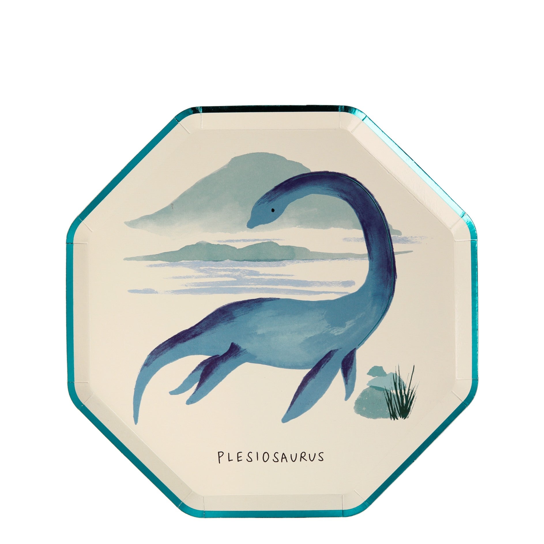 Teller "Dinosaurierarten" (8 Stk.)