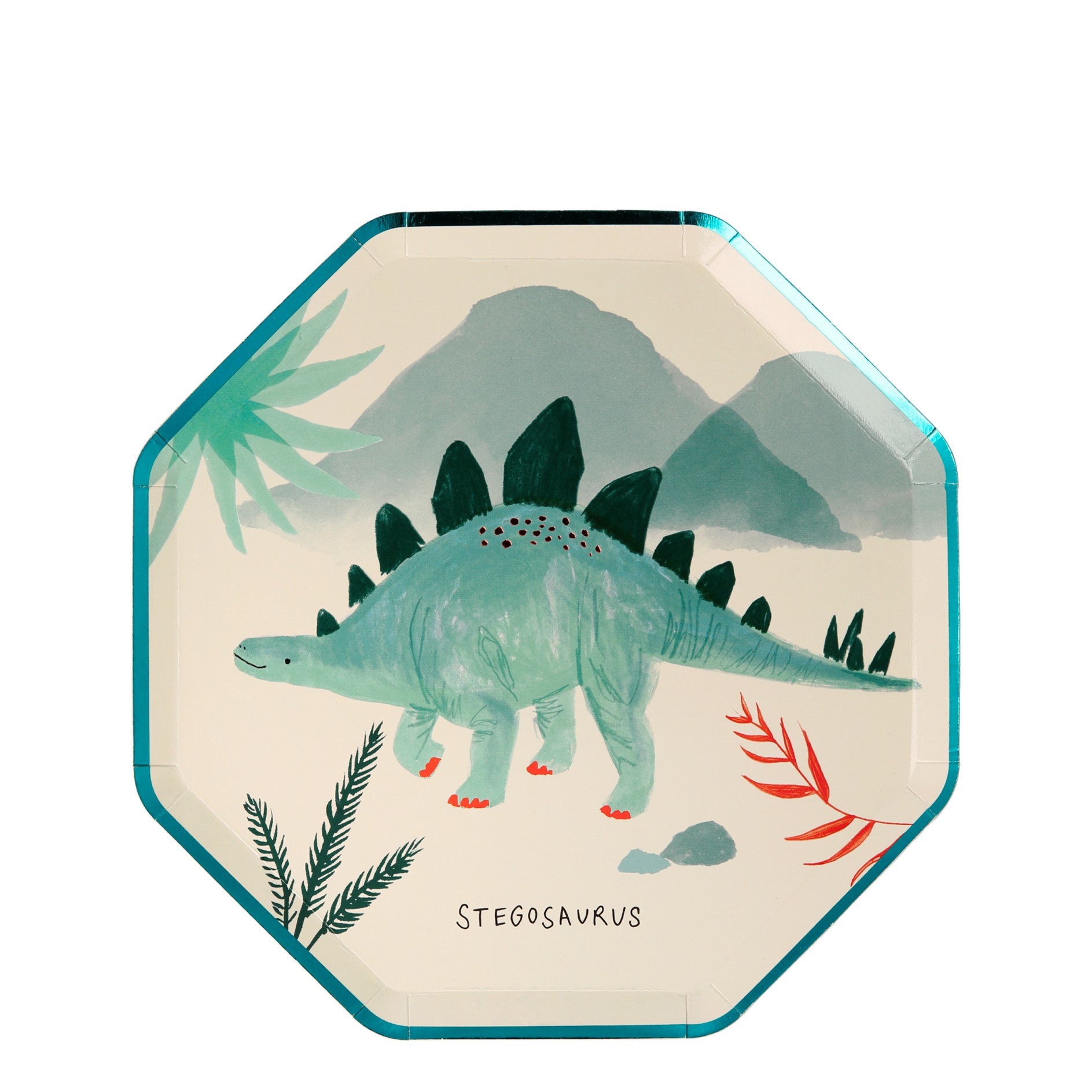 Teller "Dinosaurierarten" (8 Stk.)