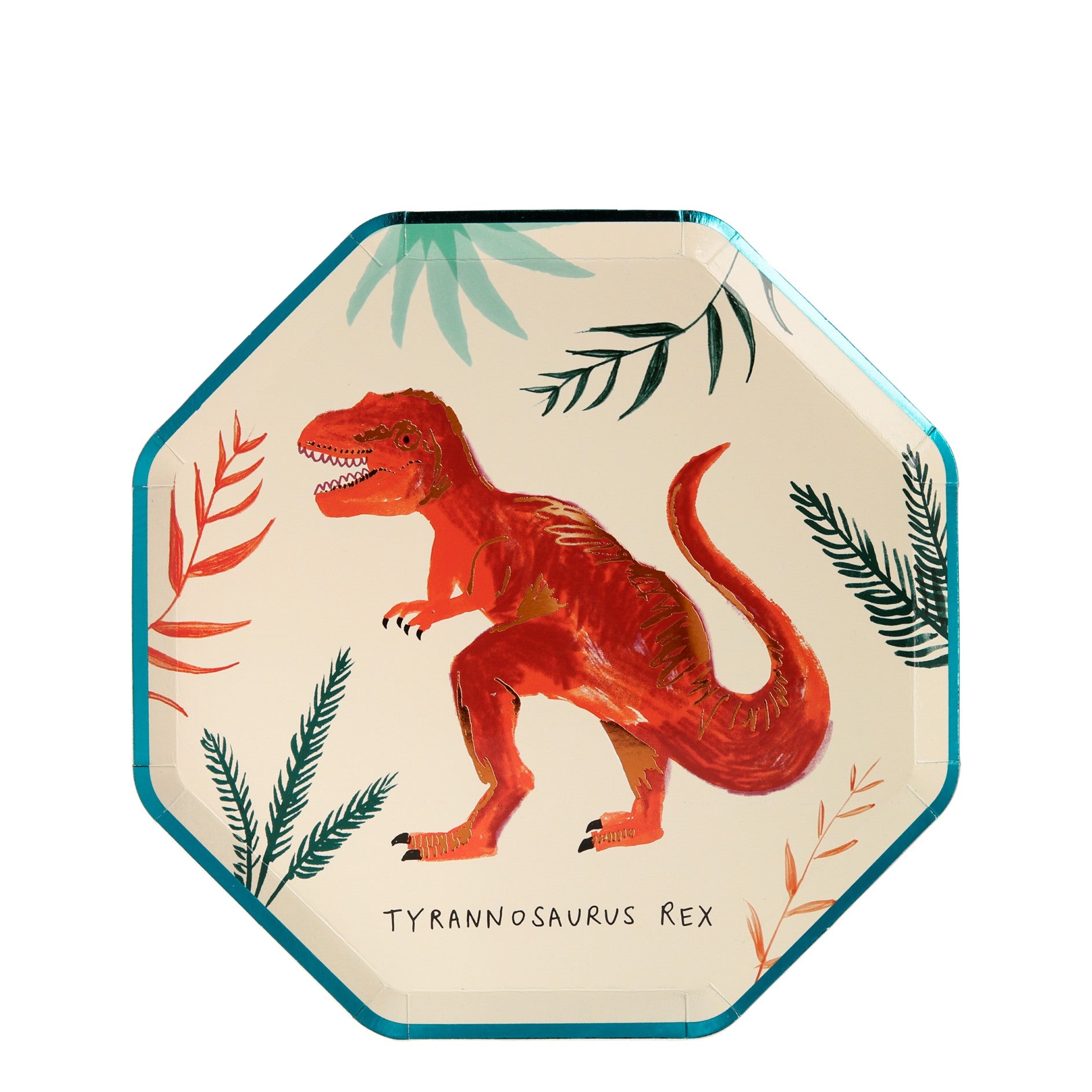 Teller "Dinosaurierarten" (8 Stk.)