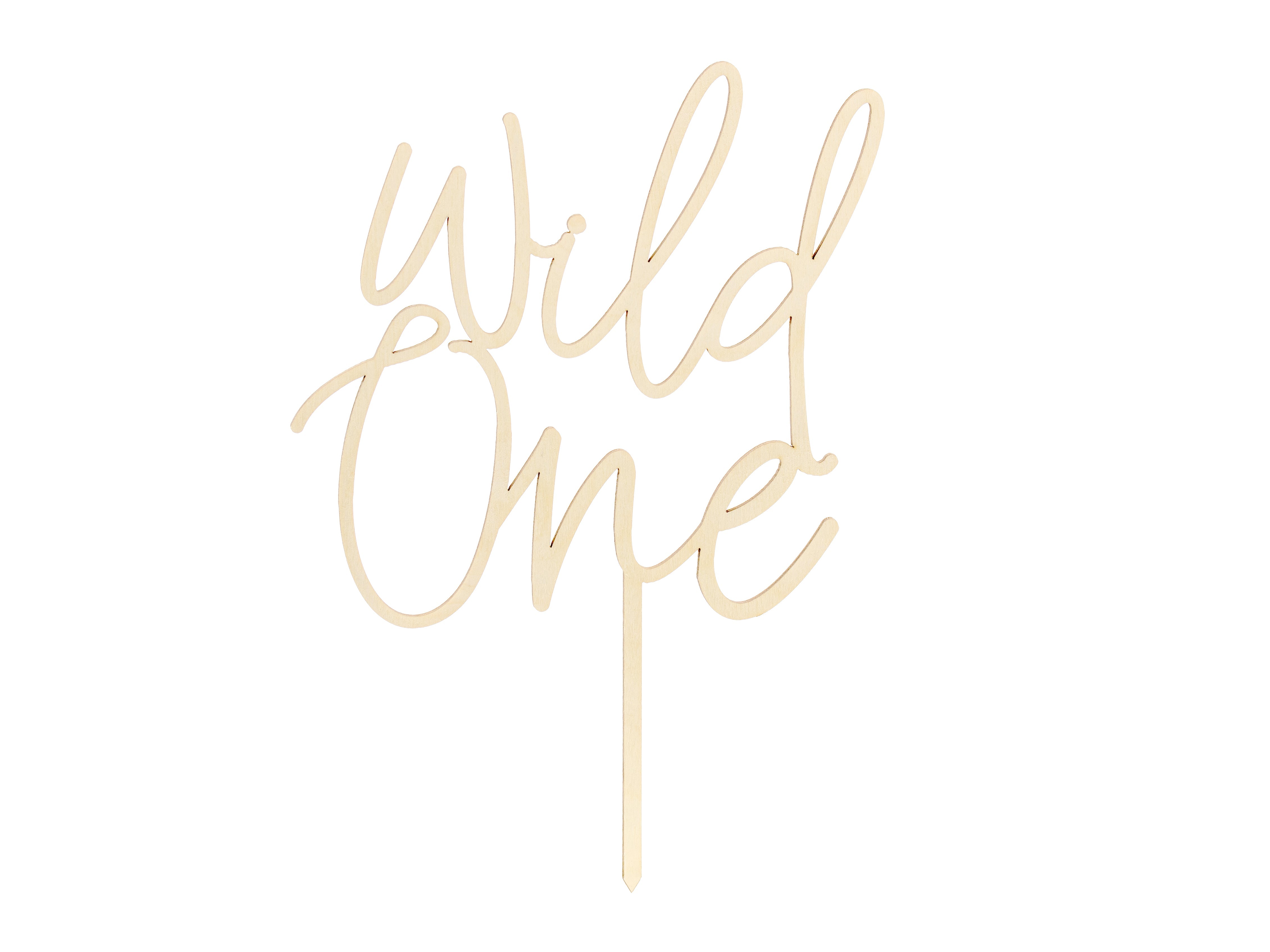 Kuchentopper "Wild One" Holz (1 Stk.)