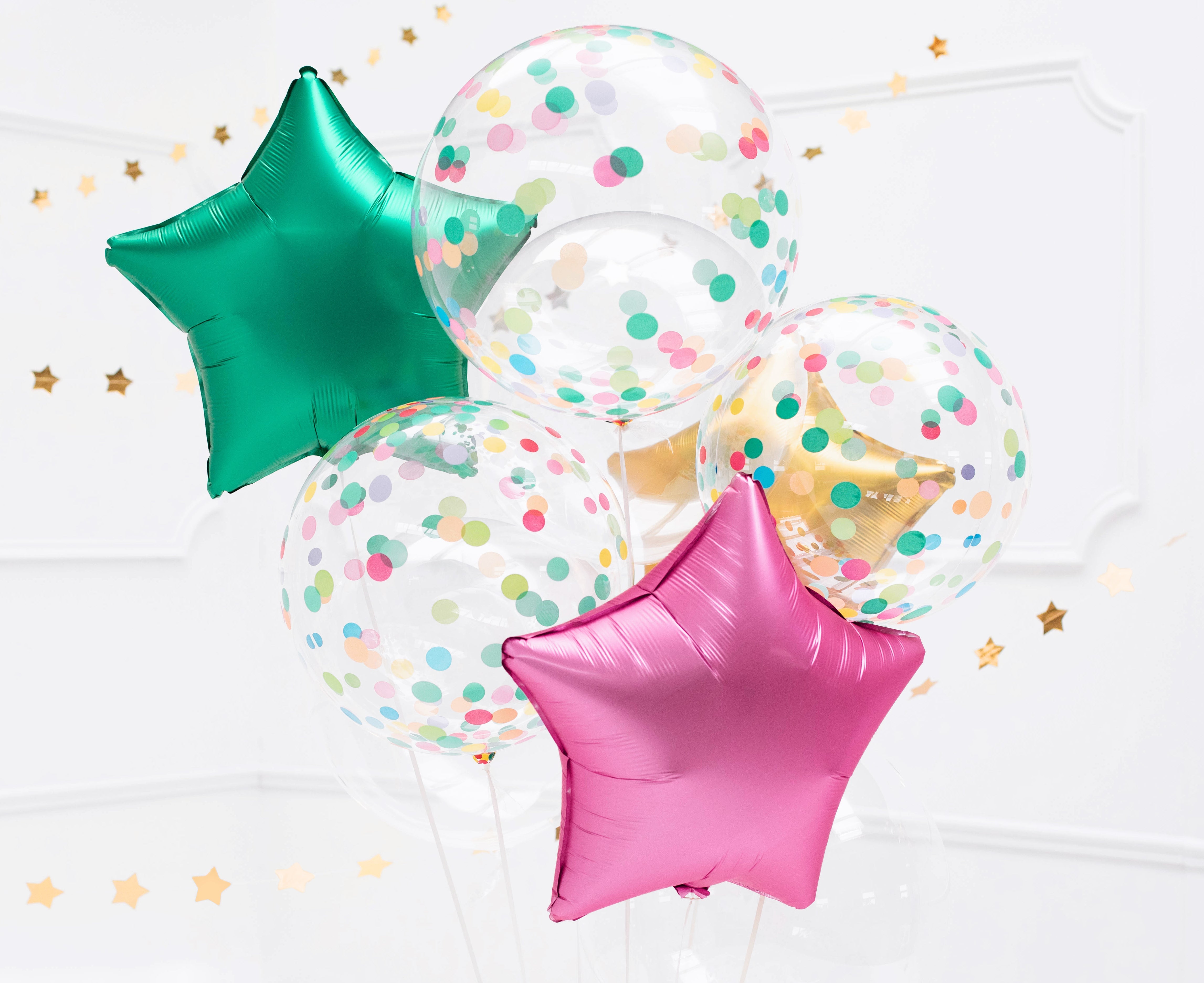 Ballonkugel "Konfetti" (1 Stk.)