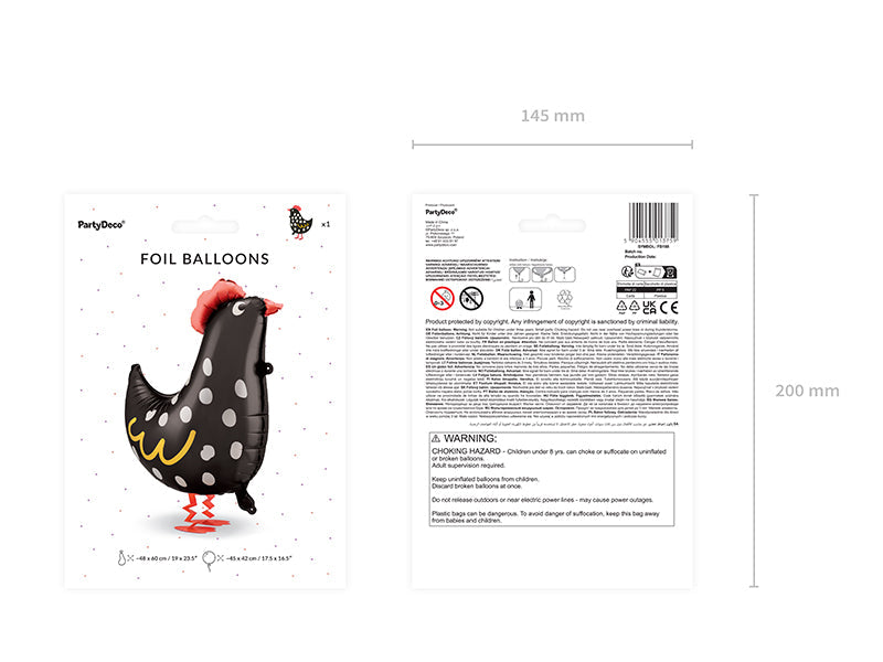 Folienballon "Hahn" (1 Stk.)