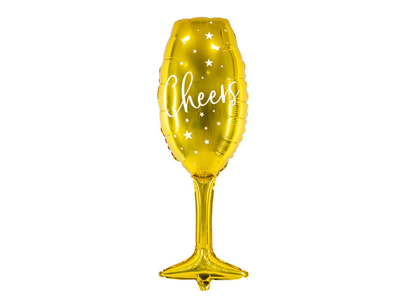Folienballon "Sektglas" (1 Stk.)