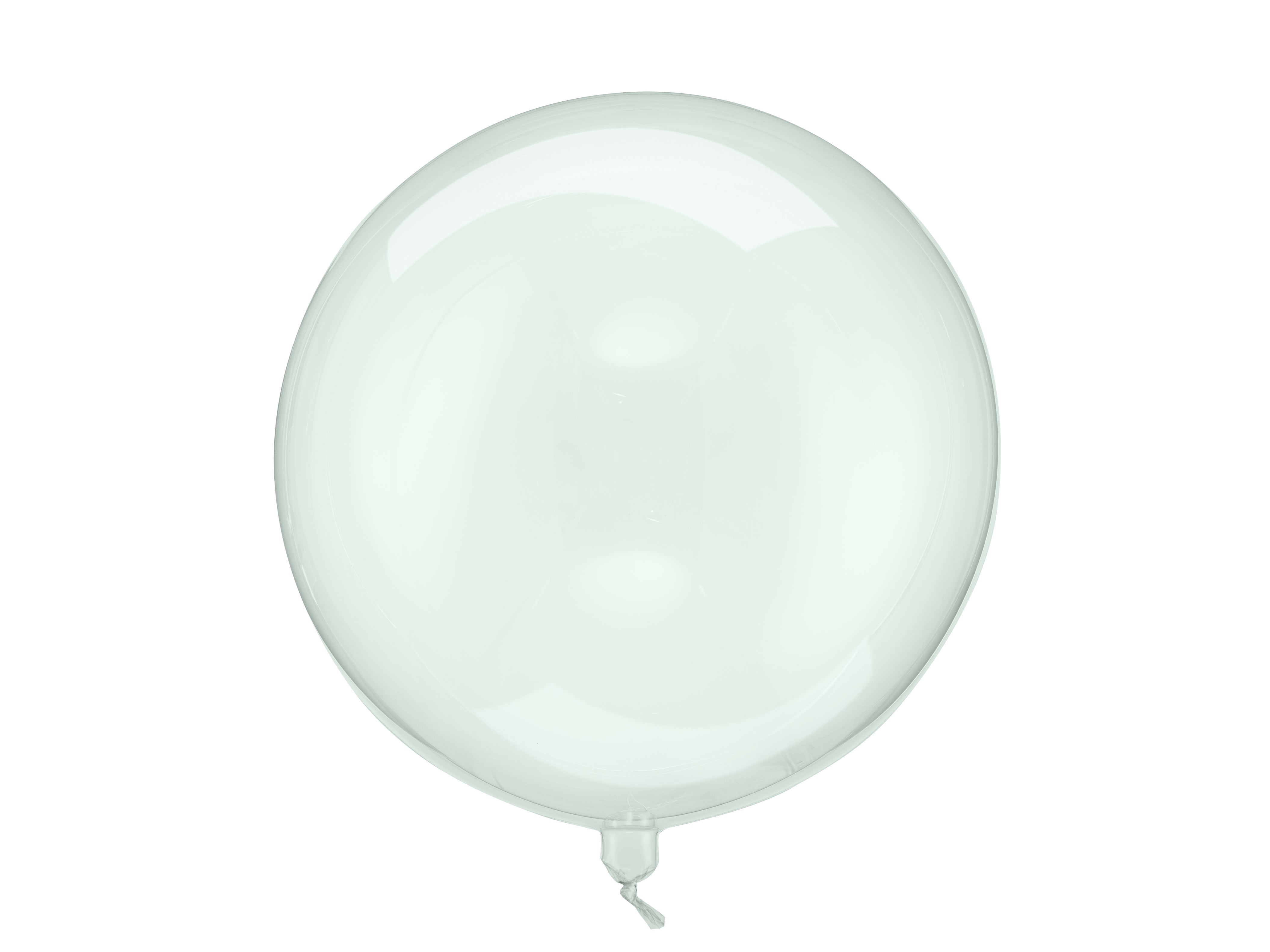 Ballonkugel "transparent" grün (1 Stk.)