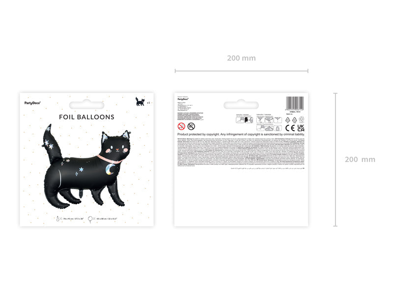 Folienballon "Katze" (1 Stk.)