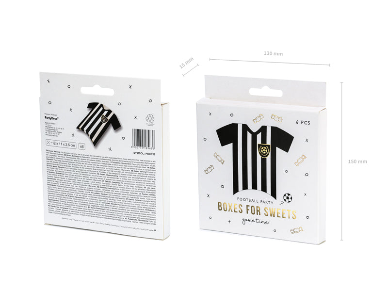 Mitgebseltüten "Fußballtrikot" (6 Stk.)