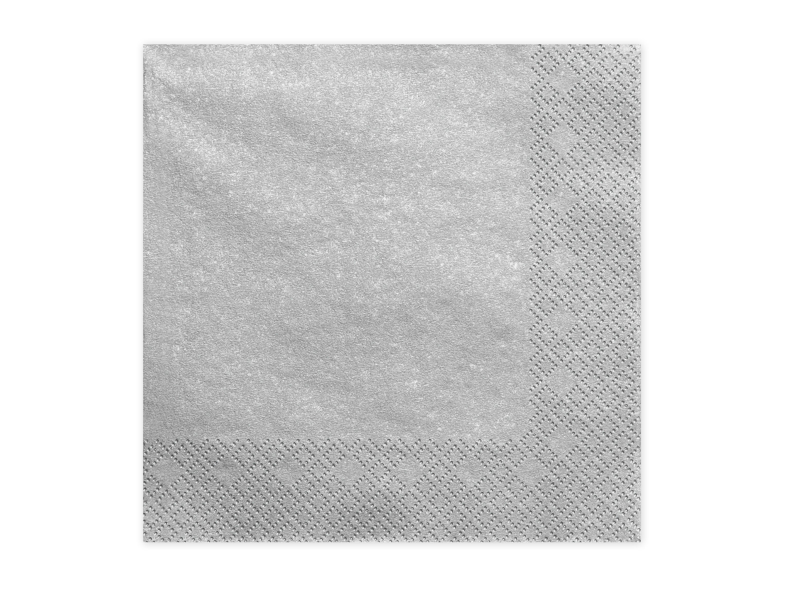Servietten silber (20 Stk.)