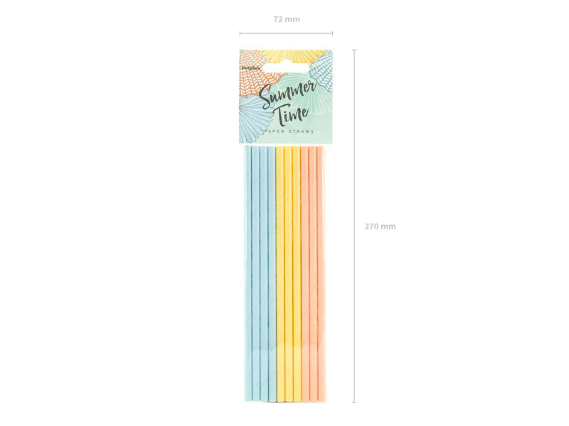 Trinkhalme " pastell" (10 Stk.)