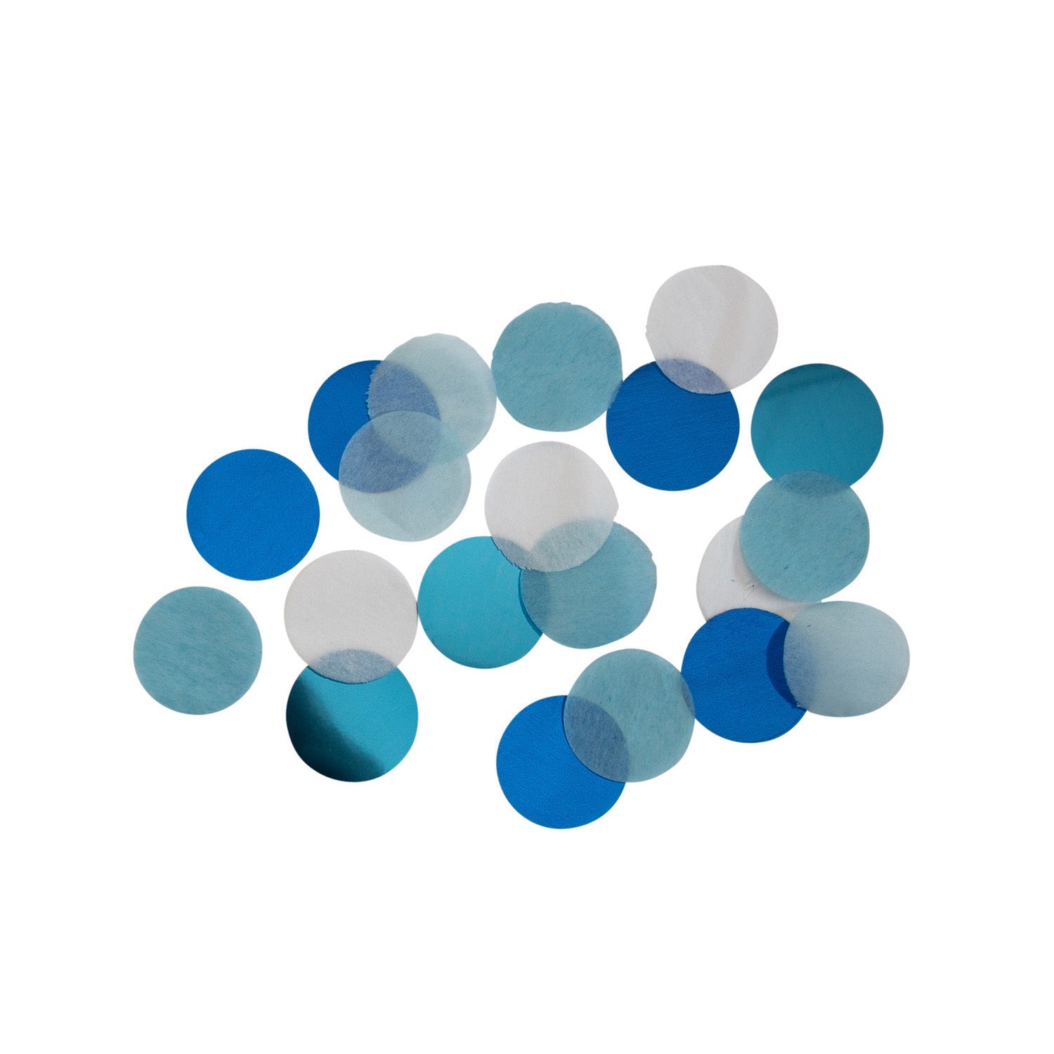 Konfetti "Kreise" blau (1 Pck.)