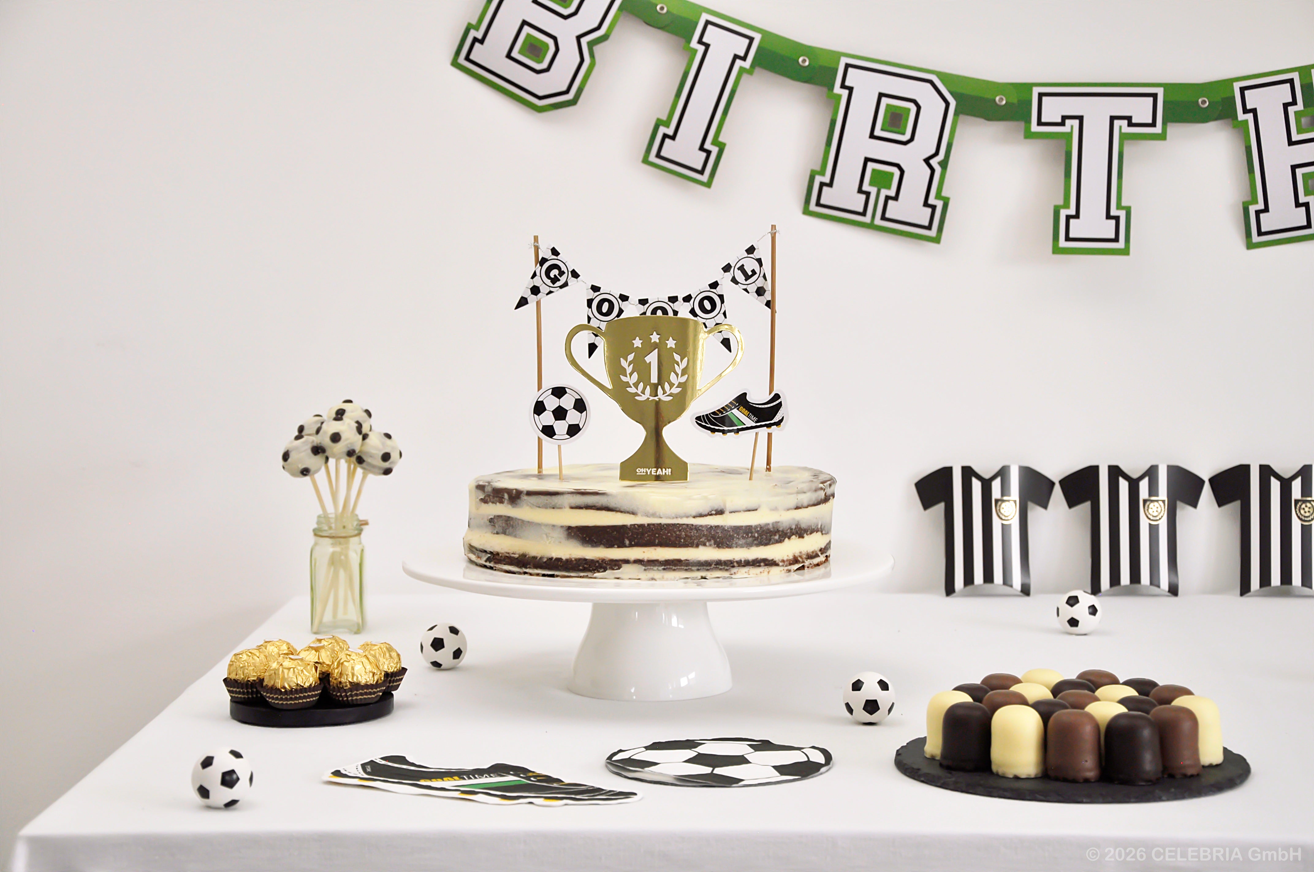Kuchentopper "Fußball" (4 Stk.)