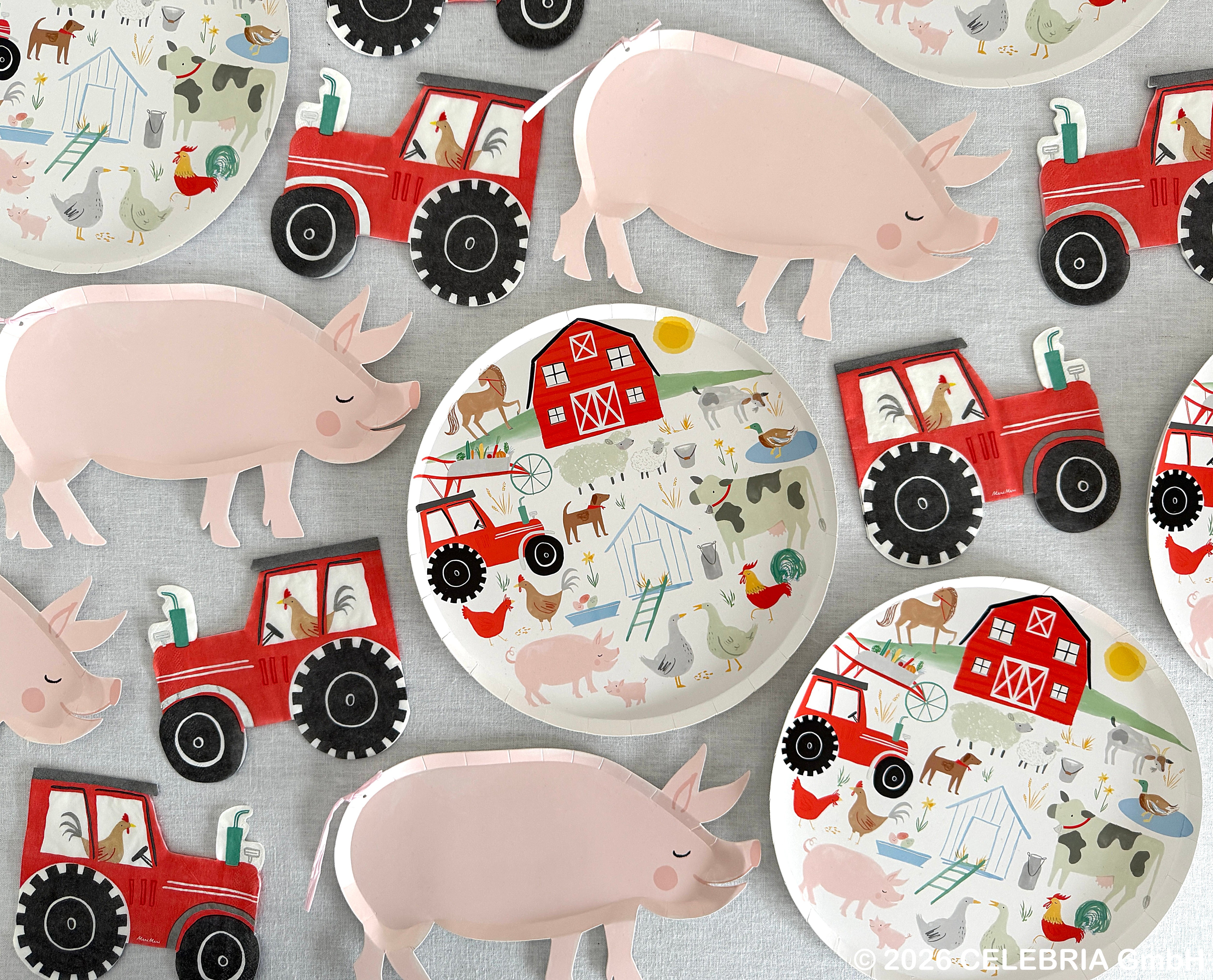 Teller "Schwein" (12 Stk.)